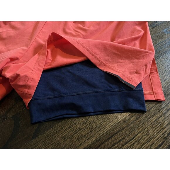 RHONE Swift Running Shorts Lined Red Stretch Anti-Odor 4" Inseam Men's Size XXL - Picture 8 of 10